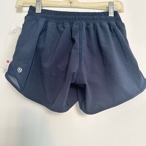 Lululemon - Hotty Hot High-Rise Lined Short 4" - Size 4 - Navy - New with Tags
